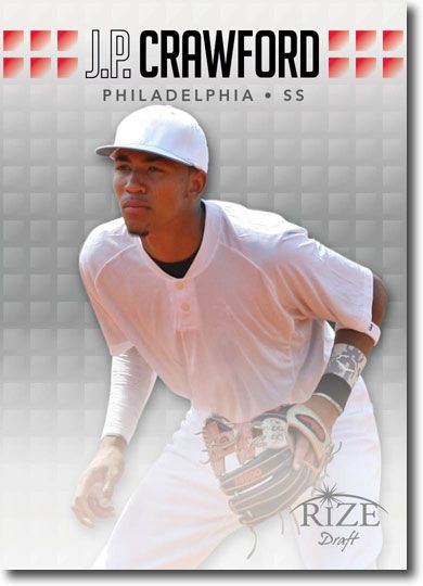10-Ct Lot J.P. CRAWFORD 2013 Rize Baseball Rookies Draft RCs