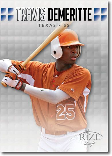 10-Ct Lot TRAVIS DEMERITTE 2013 Rize Baseball Rookies Draft RCs