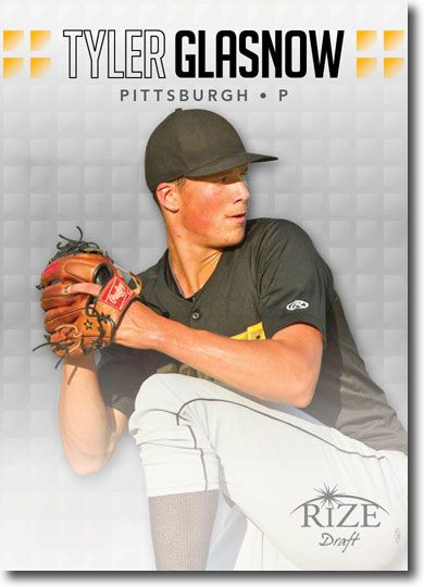 10-Ct Lot TYLER GLASNOW 2013 Rize Baseball Rookies Draft RCs
