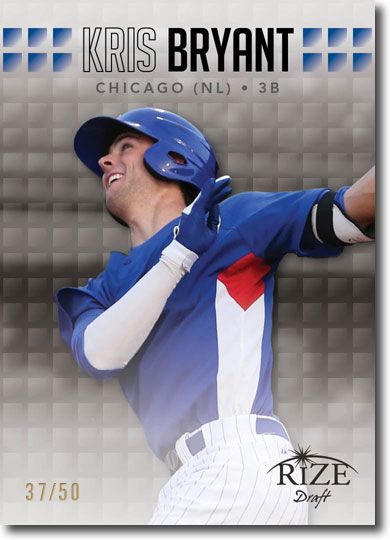 KRIS BRYANT 2013 Rize Rookie BLACK Paragon RC #/50