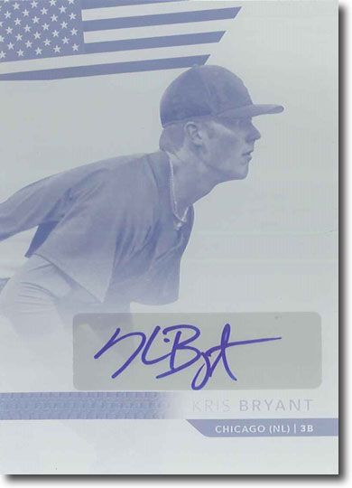 KRIS BRYANT 2013 Rize Autograph Printing Press Plate WORLD CLASS RC 1/1