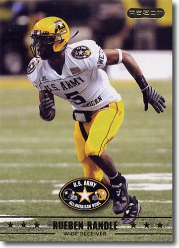 2009 Rueben Randle Razor / Leaf US Army All-American Football RC