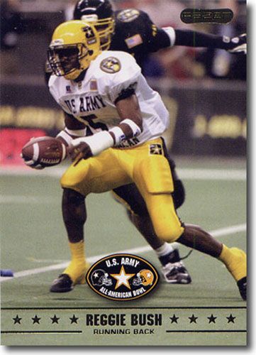 2009 Reggie Bush Razor / Leaf US Army All-American Football RC