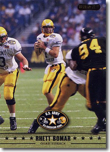 (5) 2009 Rhett Bomar Razor / Leaf US Army All-American Football RCs