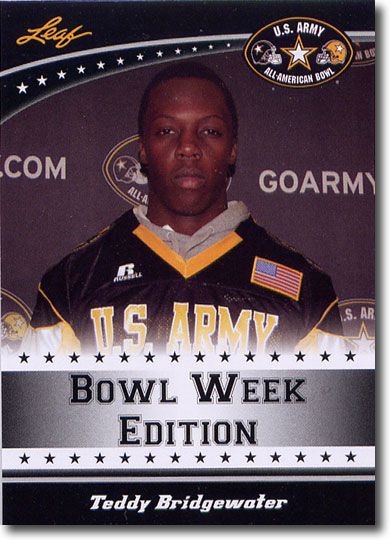 2011 Leaf US Army Football 98-Card COMPLETE SET Teddy Bridgewater& D'Anth Thomas