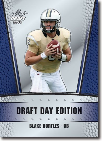 BLAKE BORTLES 2014 Leaf DRAFT 3-Card GOLD/ORANGE/BLUE VARIATION SET