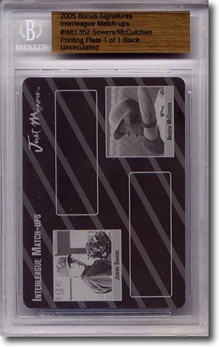 Jeremy Sowers * ANDREW McCUTCHEN RC Press Printing Press Plate BGS 1/1