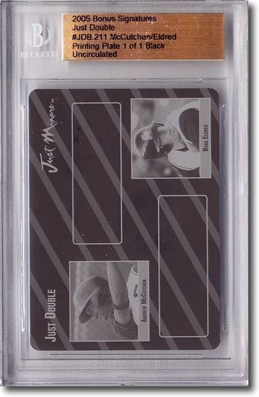 ANDREW McCUTCHEN * Brad Eldred * Rookie Printing Press Plate BGS 1/1