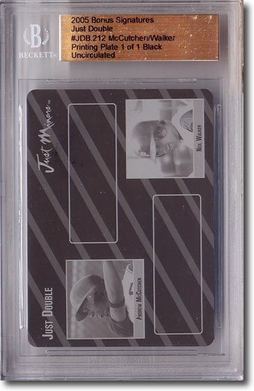ANDREW McCUTCHEN * Neil Walker * Rookie Printing Press Plate BGS 1/1