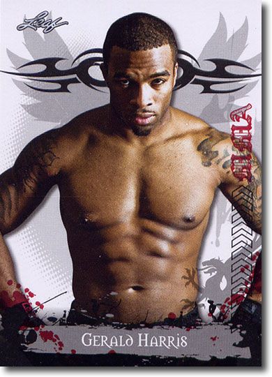 5-Count Lot 2010 Gerald Harris Leaf MMA Mint Rookies