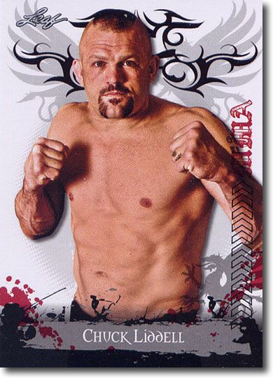 5-Count Lot 2010 Chuck Liddell Leaf MMA Mint Rookies