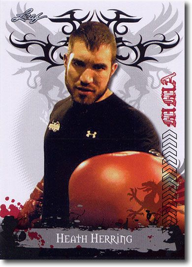 5-Count Lot 2010 Heath Herring Leaf MMA Mint Rookies