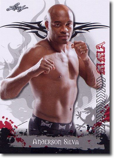 5-Count Lot 2010 Anderson Silva Leaf MMA Mint Rookies
