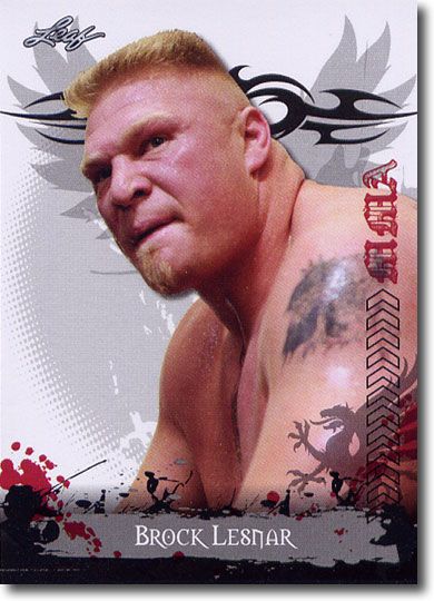 5-Count Lot 2010 Brock Lesnar Leaf MMA Mint Rookies