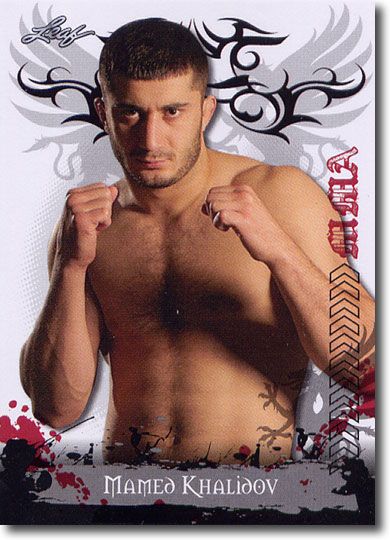 5-Count Lot 2010 Mamed Khalidov Leaf MMA Mint Rookies