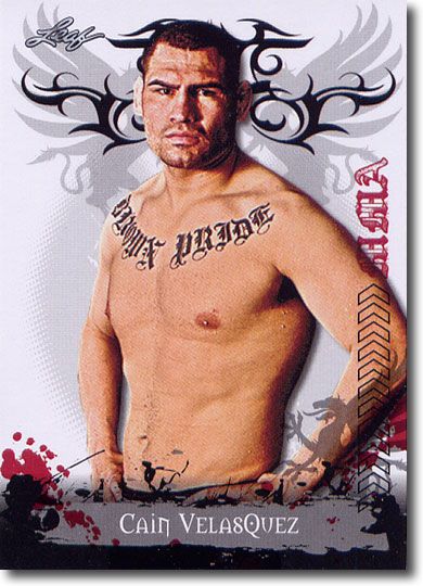 5-Count Lot 2010 Cain Velasquez Leaf MMA Mint Rookies