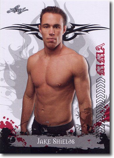 5-Count Lot 2010 Jake Shields Leaf MMA Mint Rookies