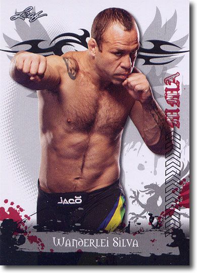 5-Count Lot 2010 Wanderiel Silva Leaf MMA Mint Rookies