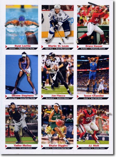 (10) 2013 Sports Illustrated SI for Kids #220 SLOANE STEPHENS Tennis Cards 