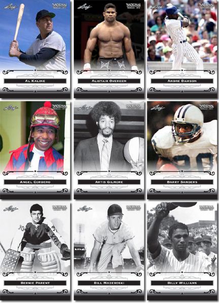 2012 LEAF National Convention EXCLUSIVE Hall of Fame NSCC Promo Set * 98 Cards!