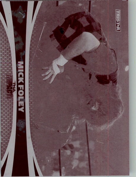 2009 TriStar TNA WWE Impact MICK FOLEY #02 Printing Press Plate 1/1