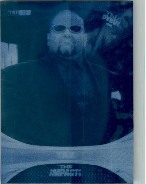 2009 TriStar TNA WWE Impact TAZ #08 Printing Press Plate 1/1