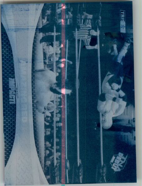 2009 TriStar TNA WWE Impact AMAZING RED #17 Printing Press Plate 1/1