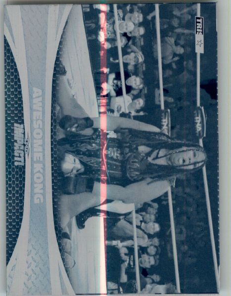2009 TriStar TNA WWE Impact AWESOME KONG #23 Printing Press Plate 1/1