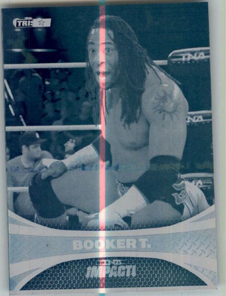 2009 TriStar TNA WWE Impact BOOKER T. #30 Printing Press Plate 1/1
