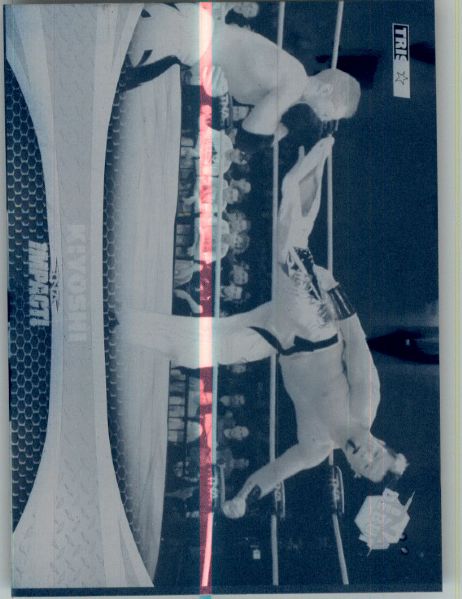 2009 TriStar TNA WWE Impact KIYOSHI #32 Printing Press Plate 1/1