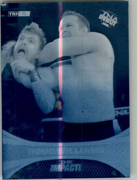 2009 TriStar TNA WWE Impact DOUG WILLIAMS #36 Printing Press Plate 1/1