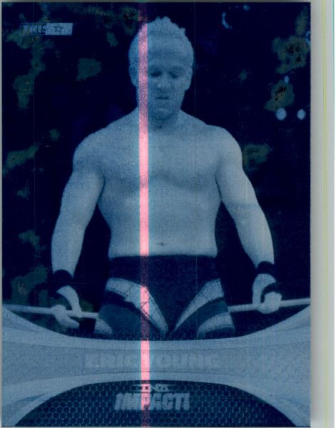 2009 TriStar TNA WWE Impact ERIC YOUNG #47 Printing Press Plate 1/1