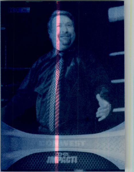 2009 TriStar TNA WWE Impact DON WEST #51 Printing Press Plate 1/1
