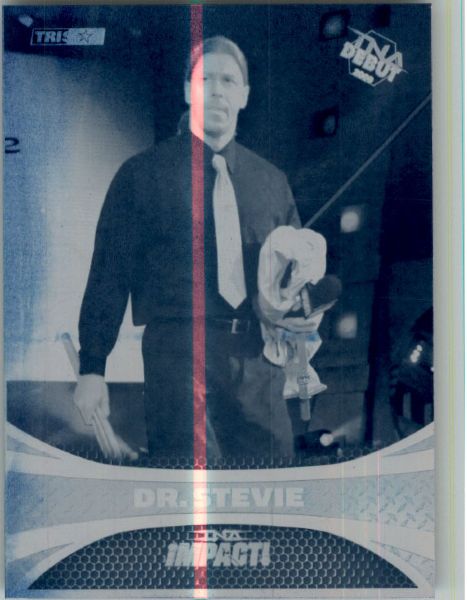 2009 TriStar TNA WWE Impact DR. STEVIE #54 Printing Press Plate 1/1