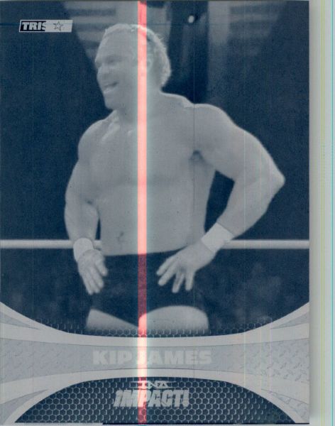 2009 TriStar TNA WWE Impact KIP JAMES #57 Printing Press Plate 1/1