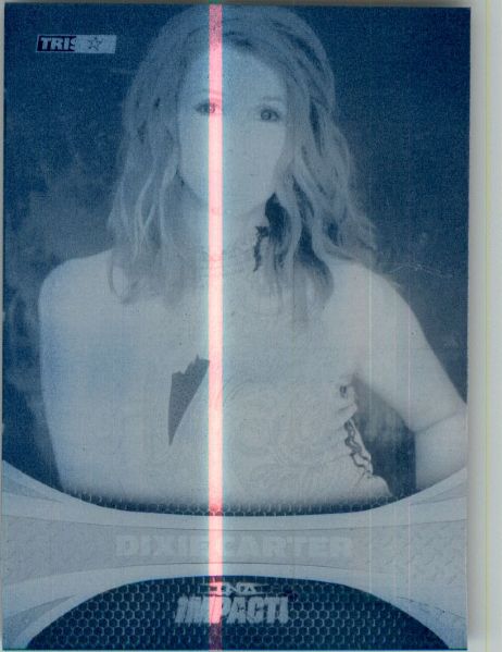2009 TriStar TNA WWE Impact DIXIE CARTER #58 Printing Press Plate 1/1
