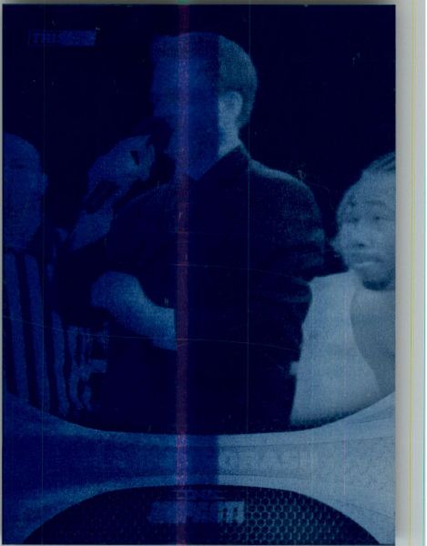 2009 TriStar TNA WWE Impact JEREMY BORASH #59 Printing Press Plate 1/1