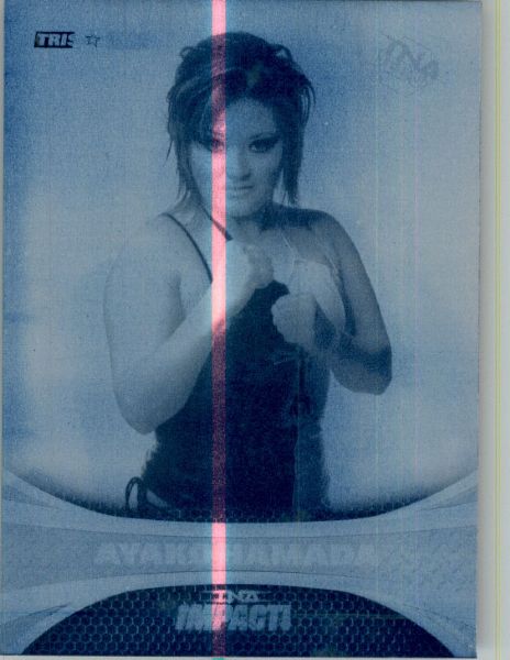 2009 TriStar TNA WWE Impact HAMADA #63 Printing Press Plate 1/1