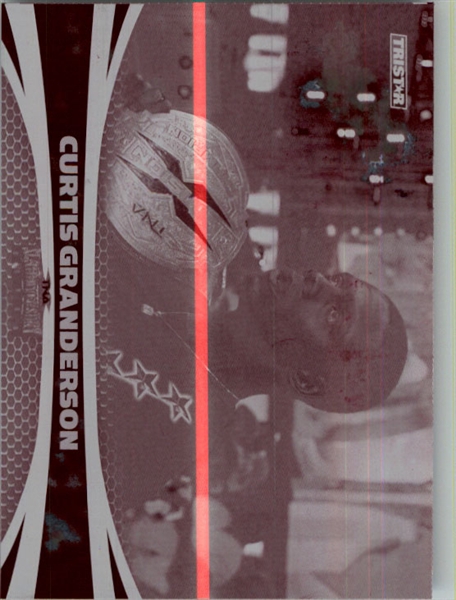 2009 TriStar TNA WWE Impact CURTIS GRANDERSON #67 Printing Press Plate 1/1