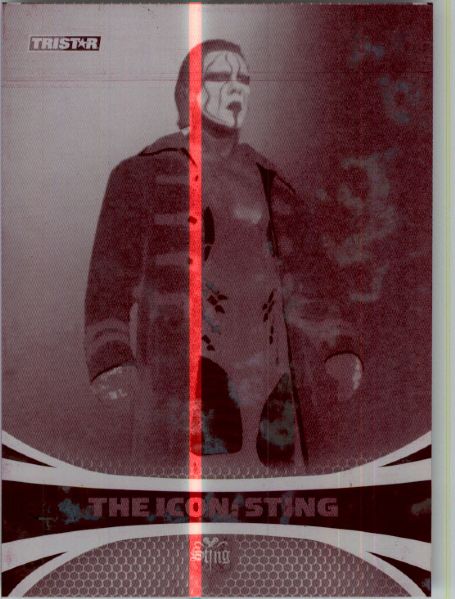 2009 TriStar TNA WWE Impact THE ICON: STING #70 Printing Press Plate 1/1
