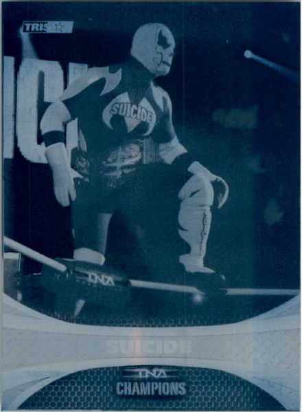 2009 TriStar TNA WWE Impact SUICIDE #77 Printing Press Plate 1/1