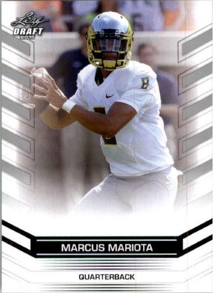 MARCUS MARIOTA #2 2015 Leaf NFL Draft Rookie SILVER Football RC #/500 