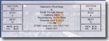 5-Count Lot 2005 BJ Upton Autographed Professional Debut Rookie Tickets