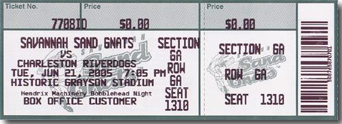 5-Count Lot 2005 RYAN ZIMMERMAN Professional Debut Rookie Tickets