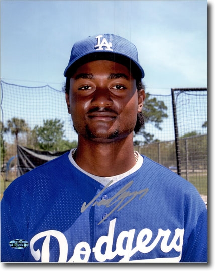 JOEL GUZMAN 2002 Certified Autograph Rookie Auto 8x10 Photo DODGERS