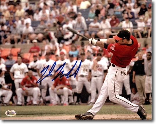 NICK MARKAKIS 2002 Certified Autograph Rookie #1 Auto 8x10 Photo BRAVES