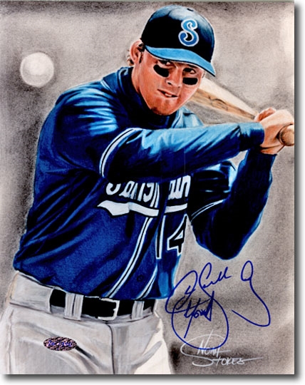 CHRIS SNELLING 2002 Certified Autograph Rookie Auto 8x10 Photo MARINERS