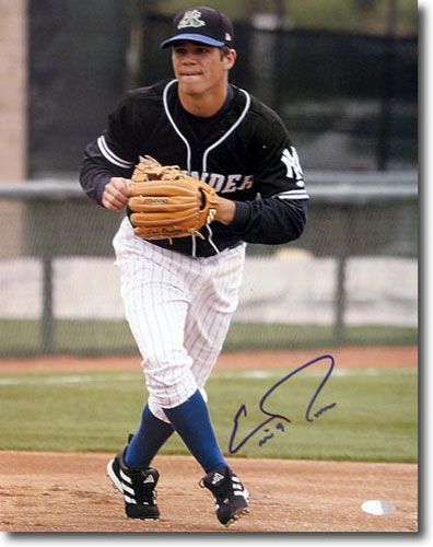 ERIC DUNCAN 2002 Certified Autograph Rookie Auto 11x14 Photo YANKEES