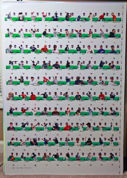 2008 TriStar Projections (a) GREEN Auto UNCUT Sheet *TEHERAN *BRANTLEY DONALDSON