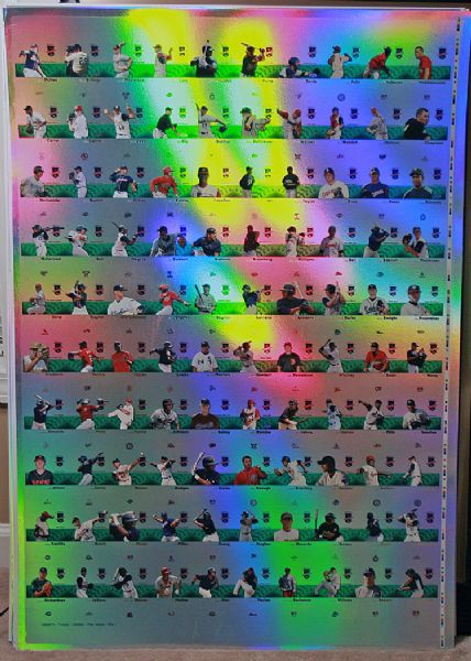 2008 TriStar Projections (a) GREEN Foil Auto UNCUT Sheet *TEHERAN BRANTLEY DAVIS